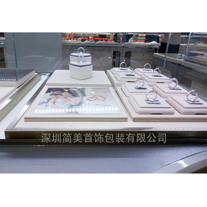 钻石K金陈列 珠宝首饰展示架 饰品展览道具设计定制 zsj-011