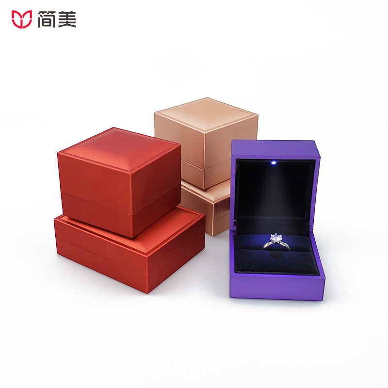 jewelry boxes led ring pendant boxes customizable color wholesale