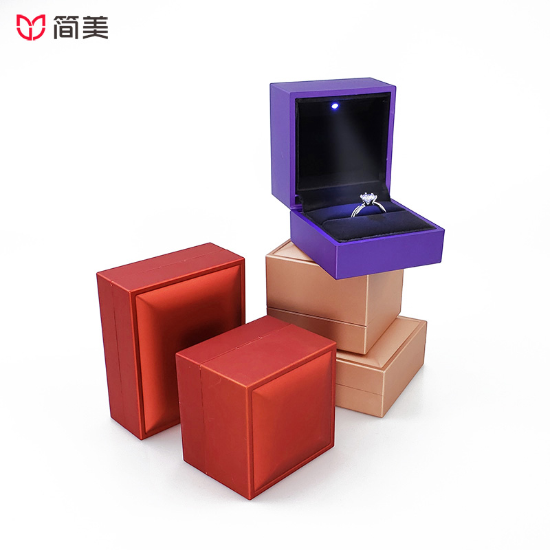 jewelry boxes led ring pendant boxes customizable color wholesale