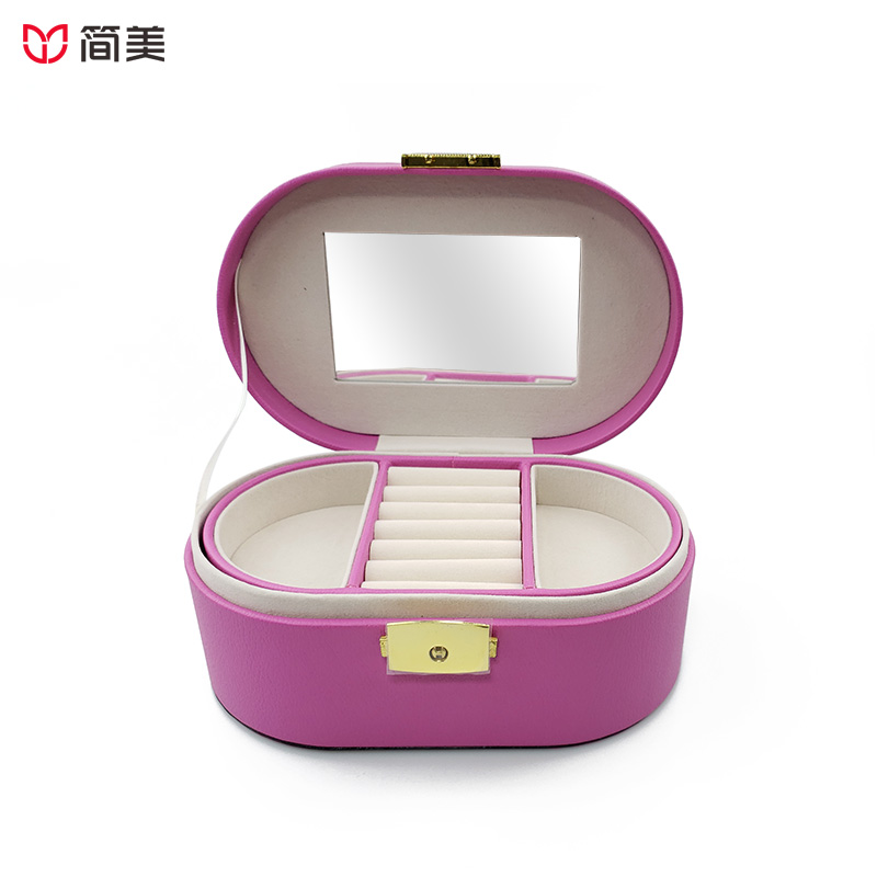 Multifunctional jewelry boxes with mirror cosmetic storage gift boxes