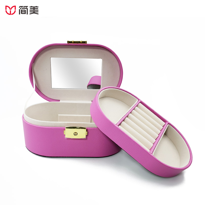 Multifunctional jewelry boxes with mirror cosmetic storage gift boxes