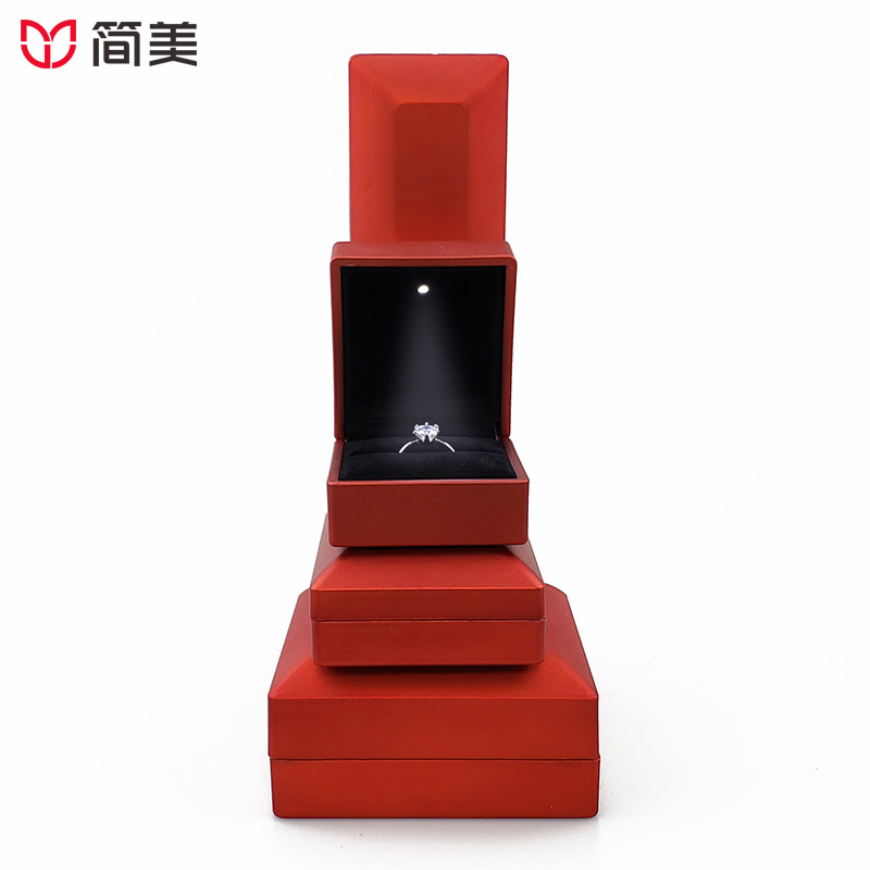 led paint jewelry boxes packaging design custom wholesale