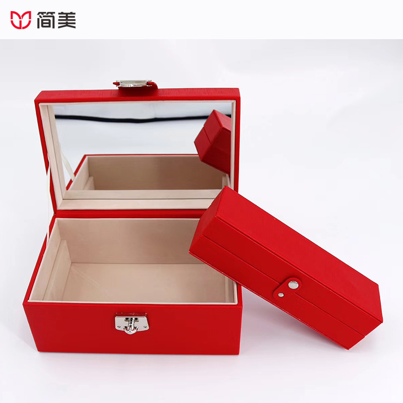multifunctional gift storage box Jewelry box pu box design custom wholesale
