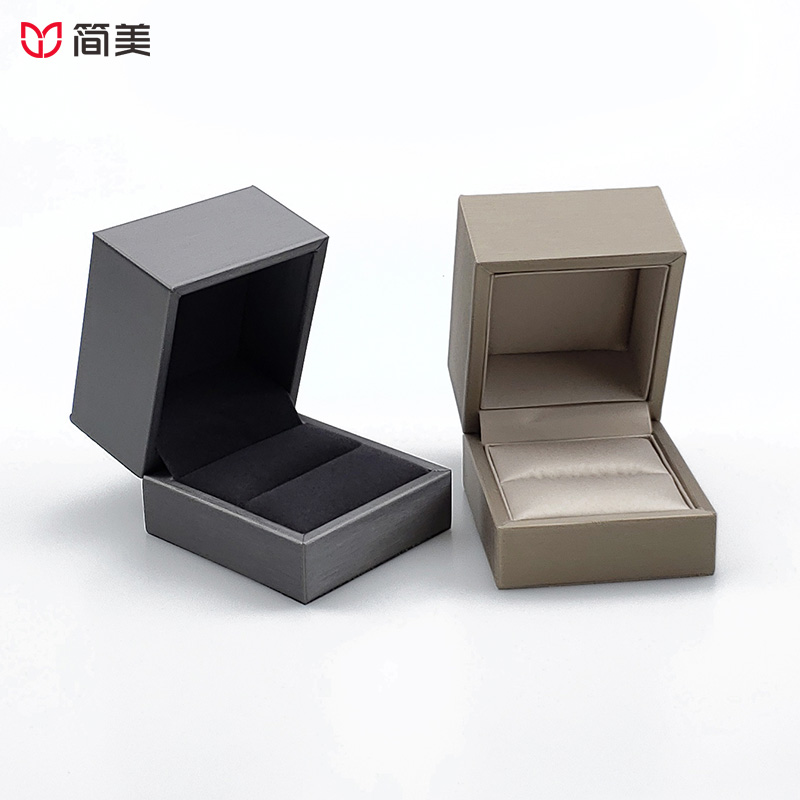 pu jewelry boxes ring pendant bracelet customized logo can be printed