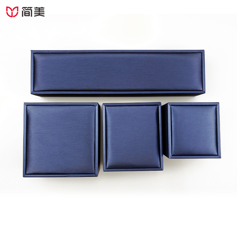 pu jewelry boxes ring pendant ear stud box can be customized colors wholesale