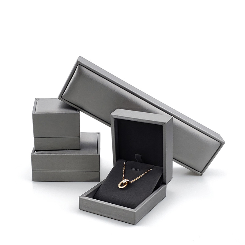 pu jewelry boxes ring pendant ear stud box can be customized colors wholesale