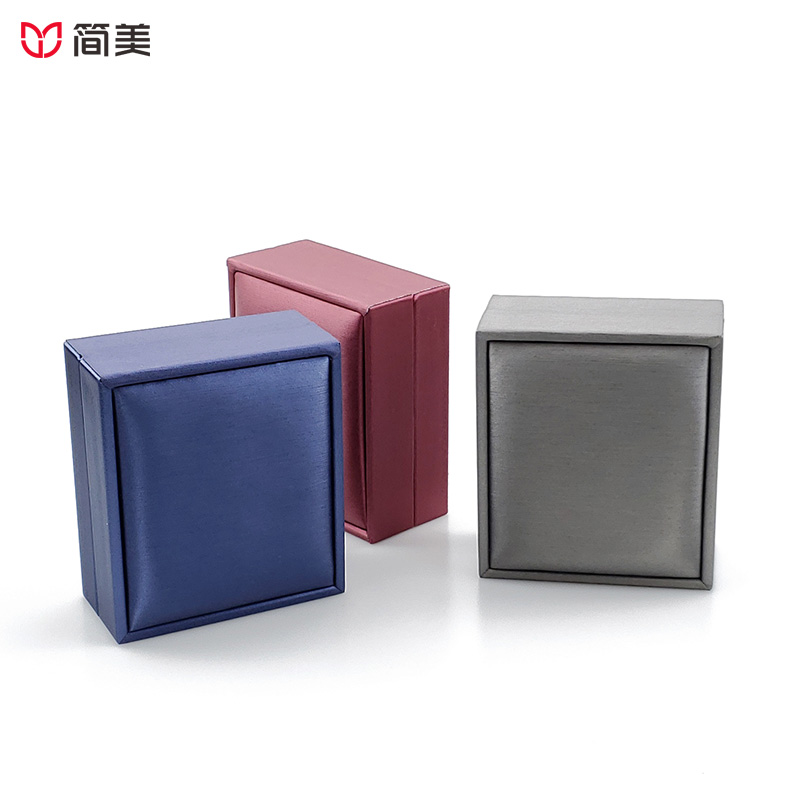 pu jewelry boxes ring pendant ear stud box can be customized colors wholesale