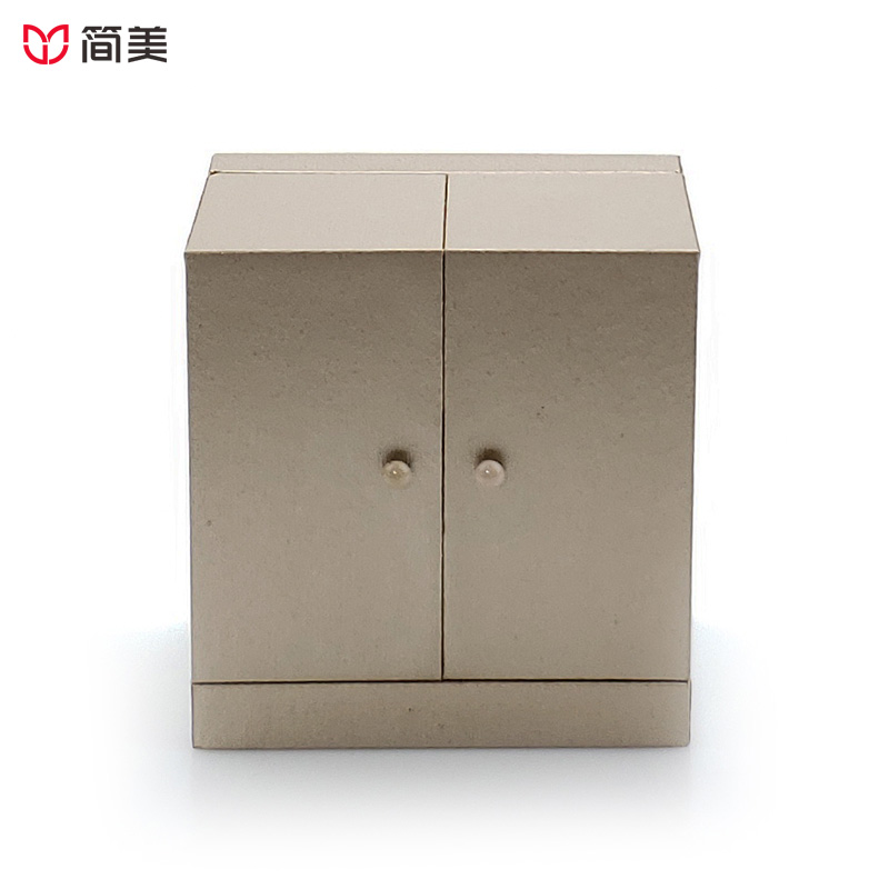 PU jewelry boxes creative ring box design custom wholesale